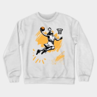 Basketball Jesus Christ Dunk Crewneck Sweatshirt